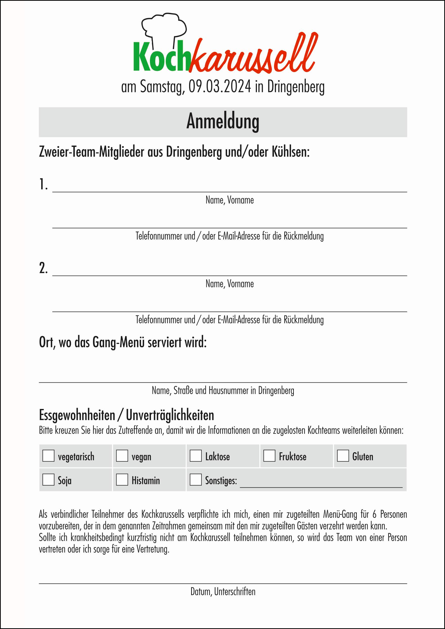 Anmeldung